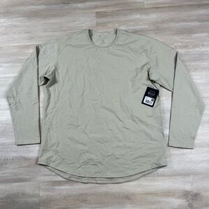 BYLT Drop Cut LUX Long Sleeve Stretch Athleisure Dust Gym Work Men Size 2XL NWT